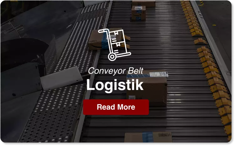 jual conveyor belt gudang logistik